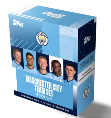 2024-25 Topps Manchester City FC Team Set Box - LIVEBREAK-